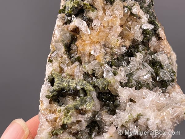 Garden Quartz with Epidote — Sichuan, China — view 4
