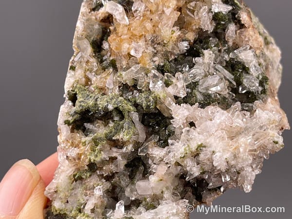 Garden Quartz with Epidote — Sichuan, China — view 5
