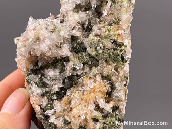Garden Quartz with Epidote — Sichuan, China — view 9