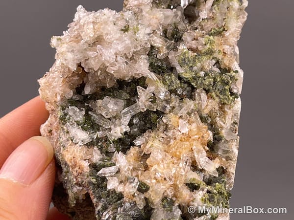 Garden Quartz with Epidote — Sichuan, China — view 10
