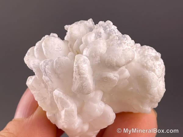 Hydrozincite with Possible Celestine — Dali, Yunnan, China — view 5