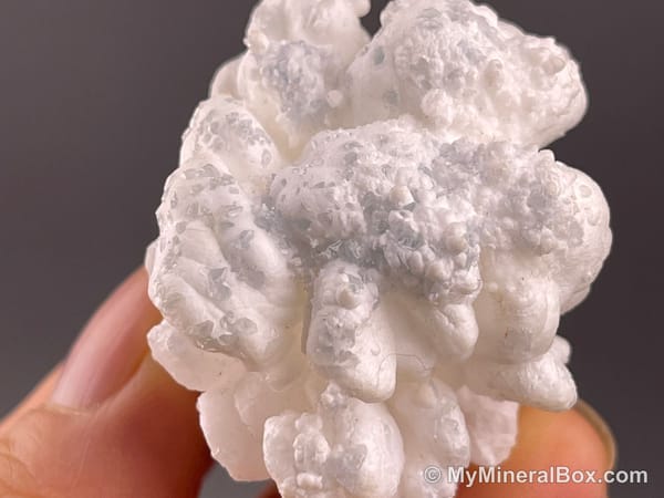 Hydrozincite with Possible Celestine — Dali, Yunnan, China — view 6