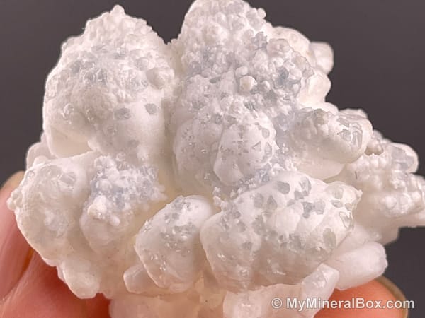 Hydrozincite with Possible Celestine — Dali, Yunnan, China — view 8