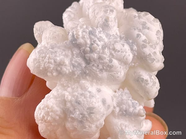 Hydrozincite with Possible Celestine — Dali, Yunnan, China — view 9
