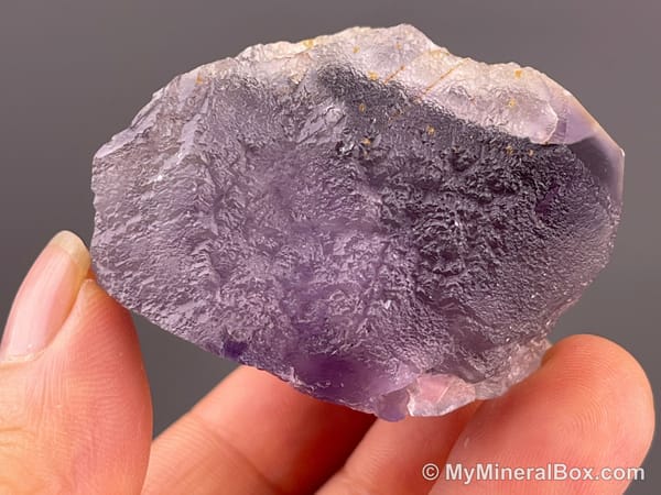 Purple Stepped Fluorite — Fujian, China — view 5