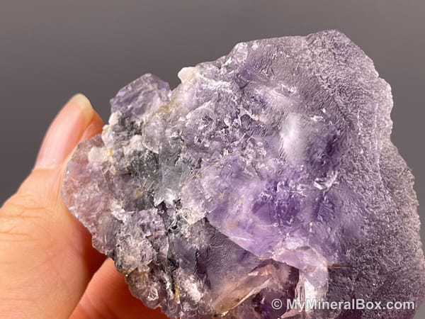 Purple Stepped Fluorite — Fujian, China — view 9