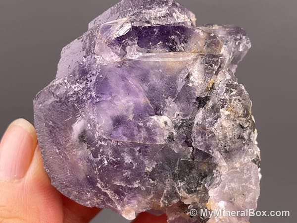Purple Stepped Fluorite — Fujian, China — view 10