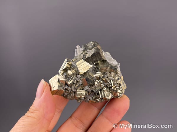 Pyrite with Quartz and Possible Calcite — Peru