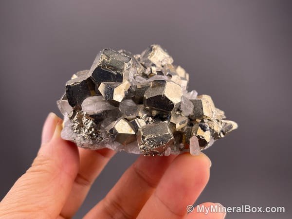 Pyrite with Quartz — Peru