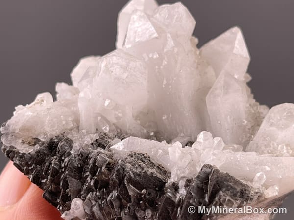 Quartz Cluster on Matrix — Inner Mongolia, China — view 8