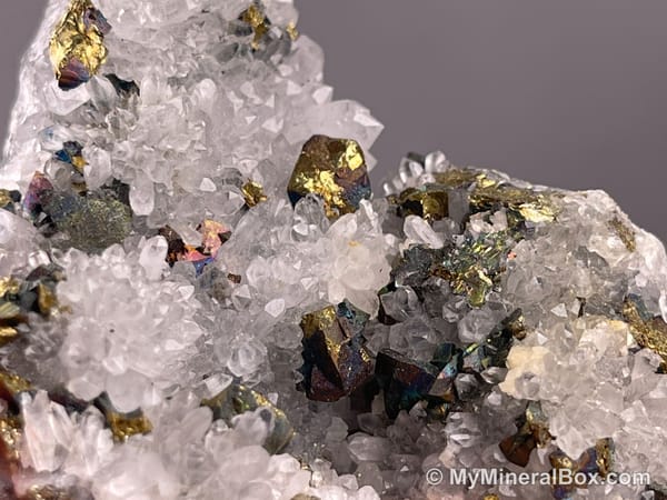 Quartz with Minor Chalcopyrite — Jiangxi, China — view 5