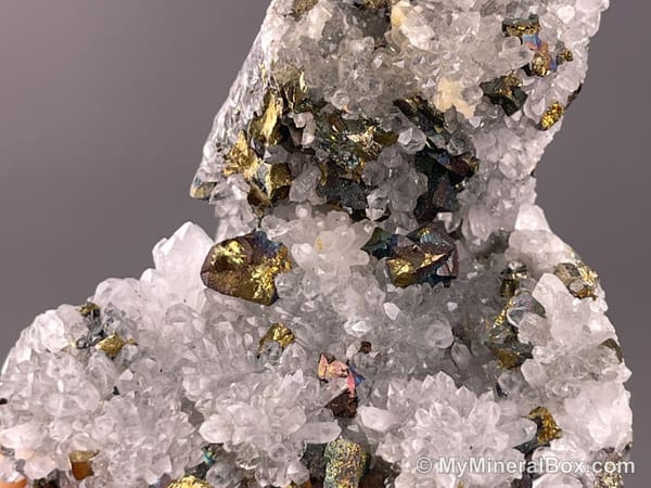 Quartz with Minor Chalcopyrite — Jiangxi, China — view 7