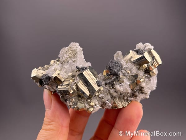 Quartz with Pyrite — Peru