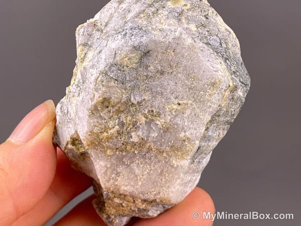 Yellow Calcite — Daye Area, Hubei, China — view 7