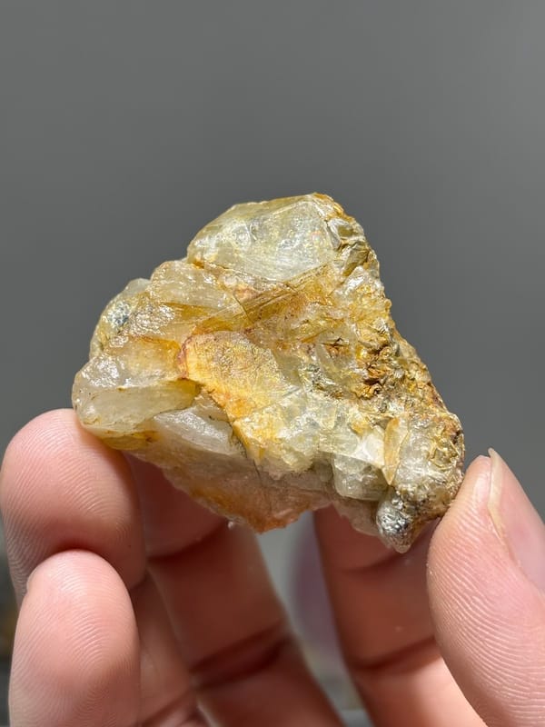 Pair of colourless gel-flower aquamarine crystals from Xuebaoding, Sichuan, China, view 3 of 6