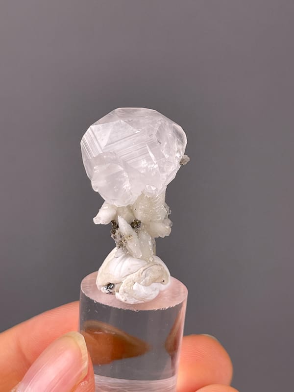 Calcite specimen from Hubei, China, defined by colorless complex calcite crystal