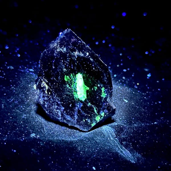 Large dark smoky quartz crystal with garnet and hyalite from Yunxiao, Fujian, China, view 5 of 6