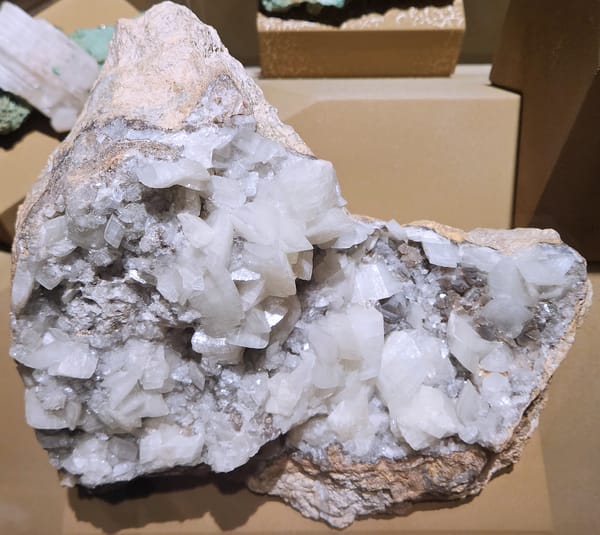 Botryoidal smithsonite specimen with cerussite