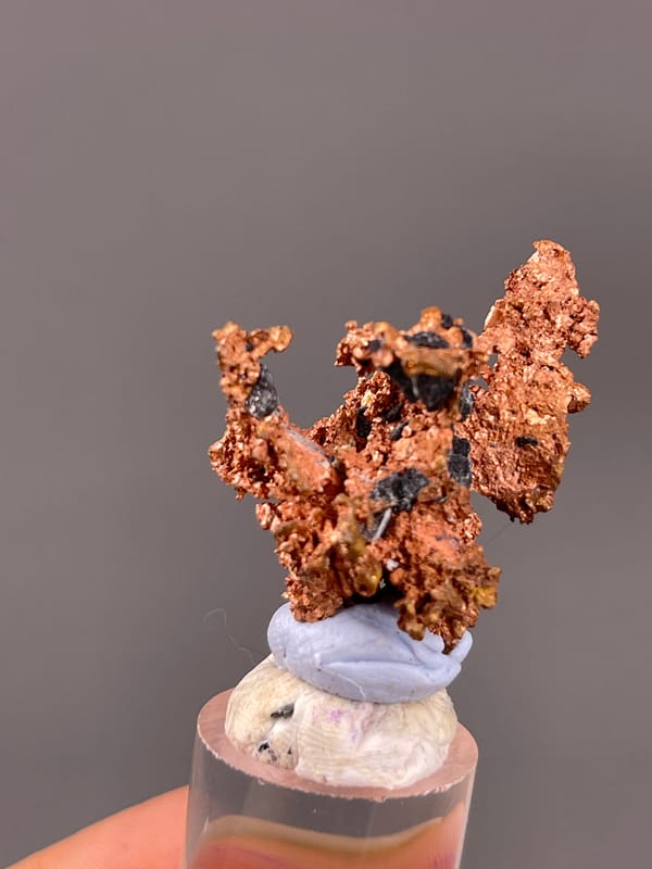 Native Copper specimen from Jiangxi, China, defined by branching copper-red metallic mass