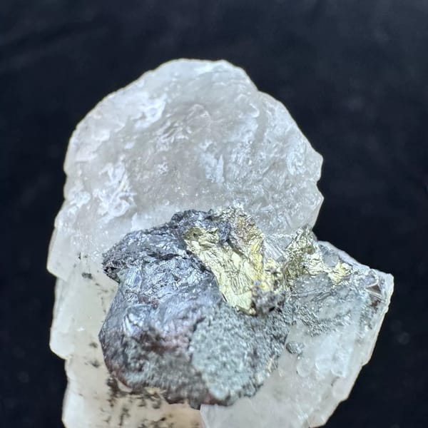 Quartz crystal with arsenopyrite from Inner Mongolia, natural mineral for display, photo 5 of 6