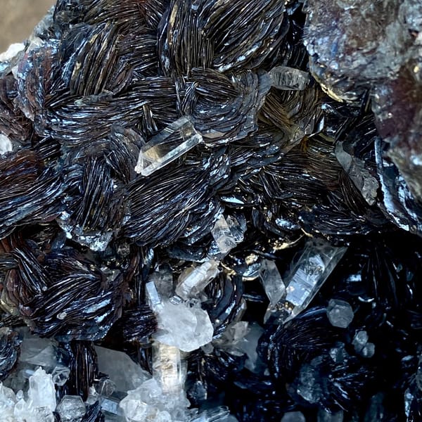 Pyrite and quartz geode bowl from Guangdong, China, side view