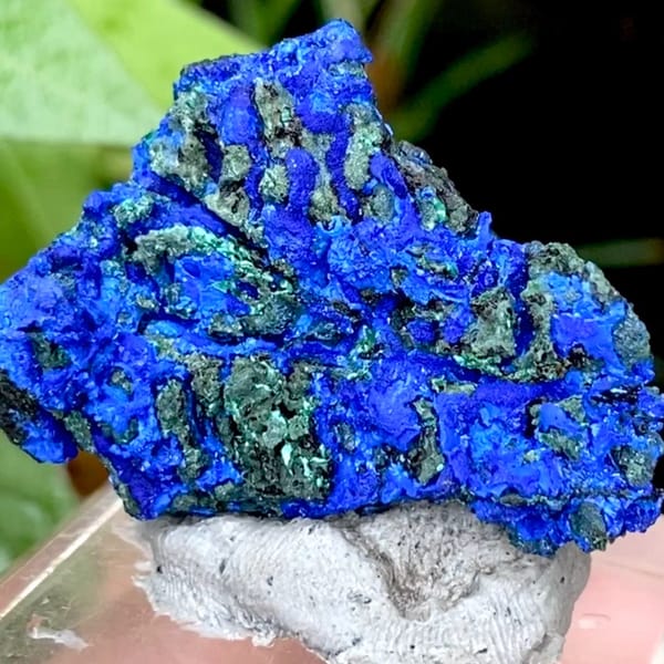 Azurite with Malachite — Yunnan, China