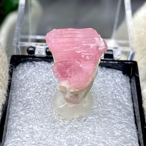 Tourmaline crystal from China, raw mineral specimen for collectors, photo 2 of 9