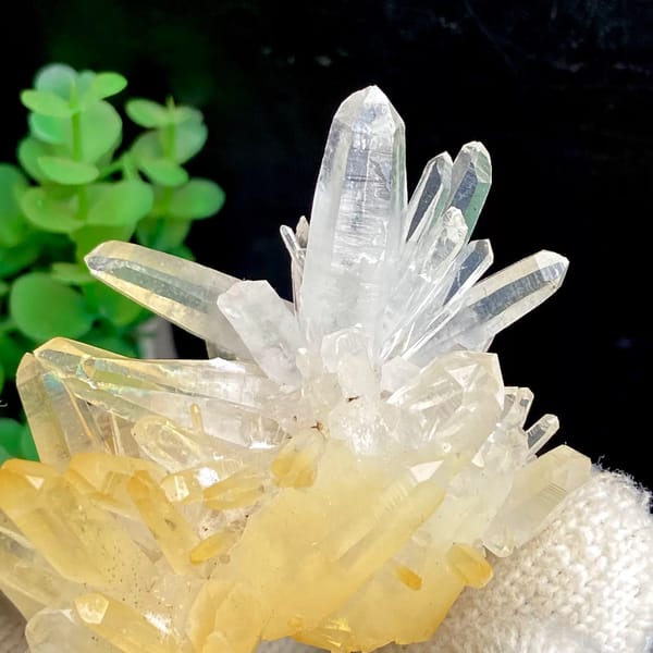 Natural quartz crystal cluster from China, collector mineral specimen, photo 7 of 9