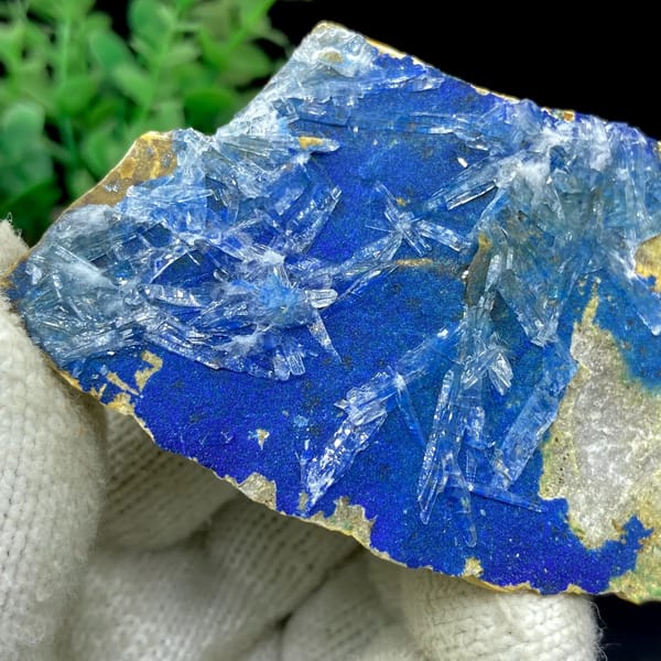 Azurite specimen, 8.8 × 6.5 × 2.8 cm, photo 6 of 9