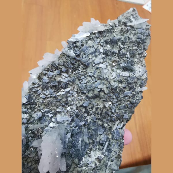 Andradite crystal, 17 cm across, raw mineral specimen, photo 2 of 6