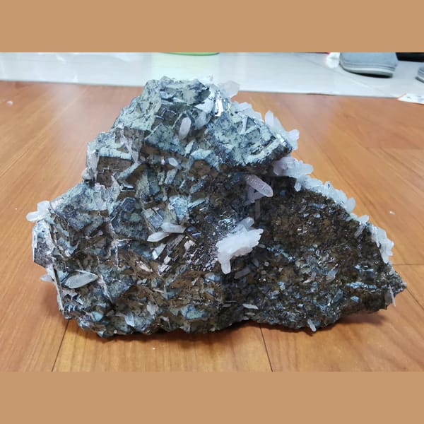 Andradite specimen, 17 × 10.4 cm, photo 6 of 6
