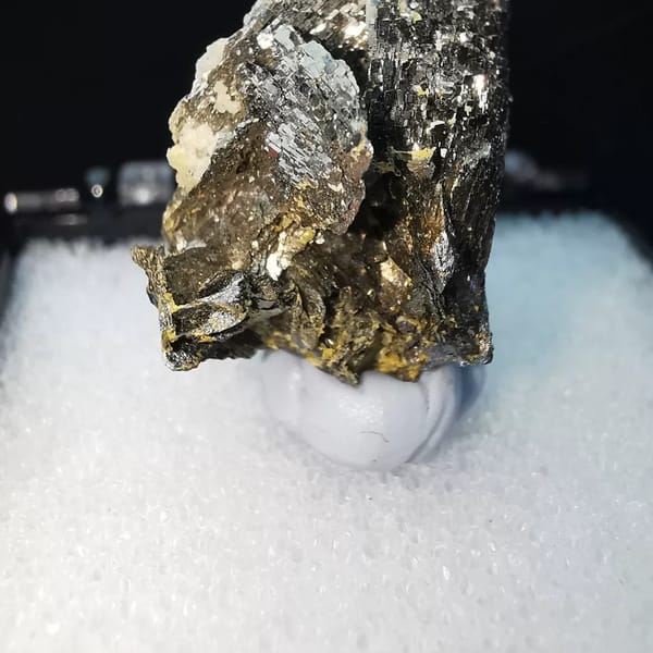 Löllingite crystal cluster, natural mineral specimen, photo 1 of 5