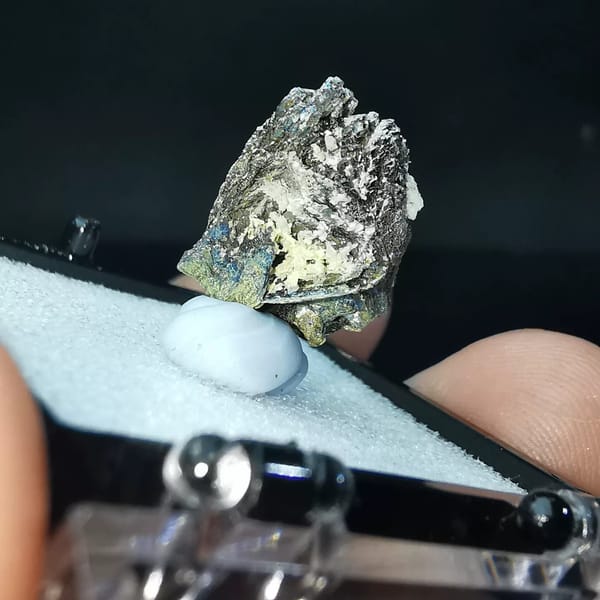 One-of-a-kind löllingite crystal specimen, photo 4 of 5