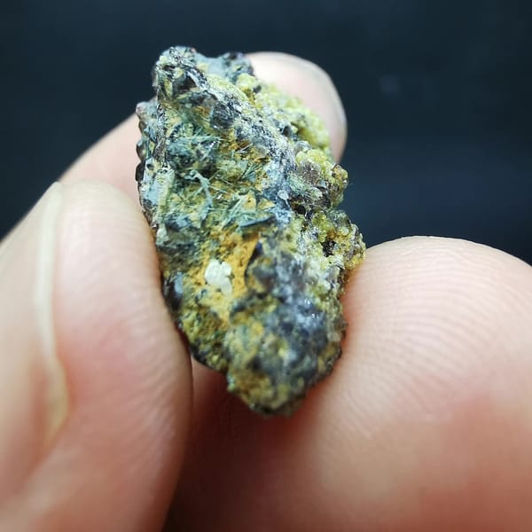 One-of-a-kind axinite crystal specimen from Shijiangshan, Inner Mongolia, China, photo 4 of 5