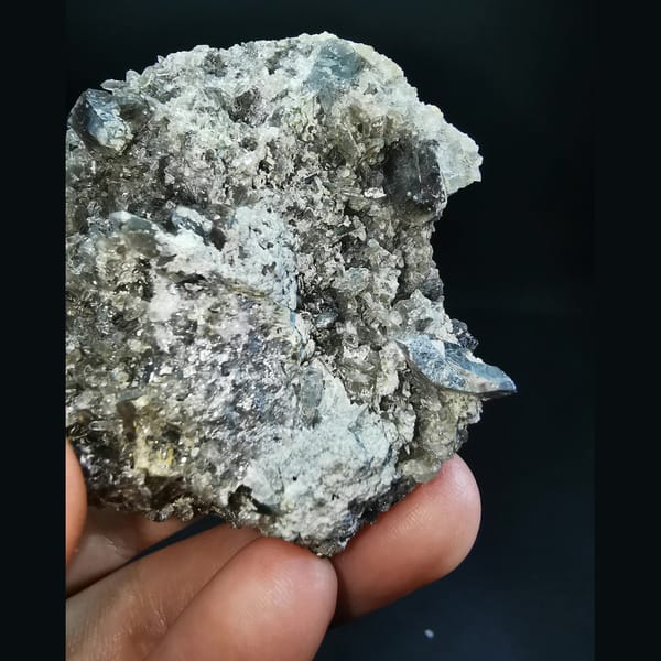 Cluster of smoky quartz with arsenopyrite, one-of-a-kind specimen, photo 3 of 4