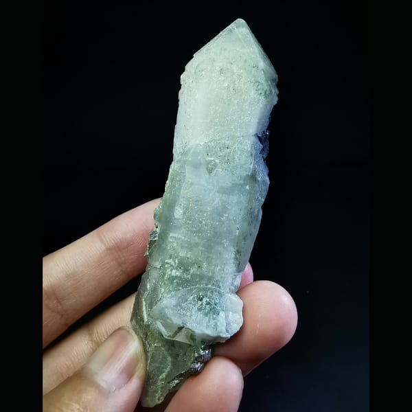 Quartz crystal, 8.7 cm across, raw mineral specimen, photo 2 of 4