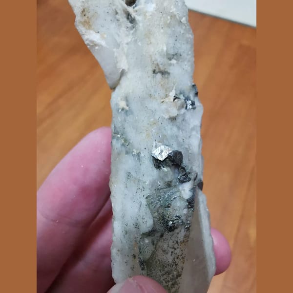 Quartz crystal, 8.3 cm across, raw mineral specimen, photo 2 of 4