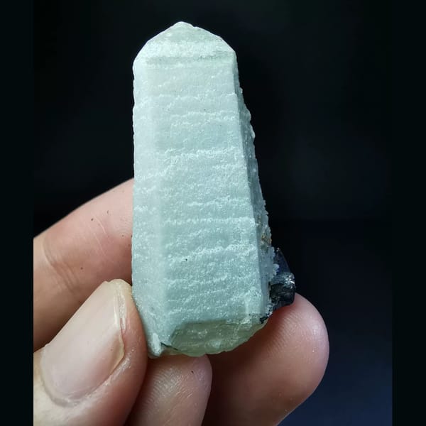 Candle crystal of quartz with sphalerite, one-of-a-kind specimen, photo 3 of 3