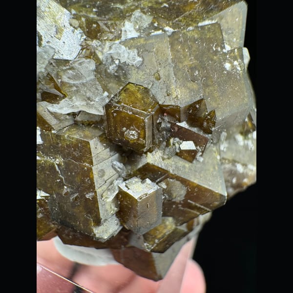 Golden-Brown Garnet Cluster Inner Mongolia 4.5 cm — alternate view