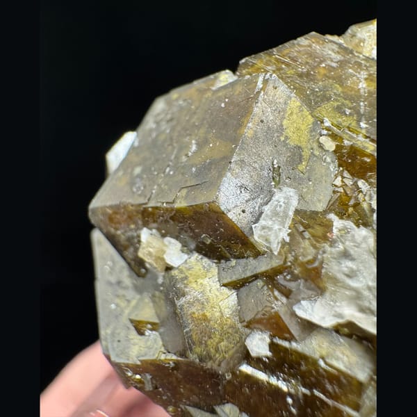 Golden-Brown Garnet Cluster Inner Mongolia 4.5 cm — detail view