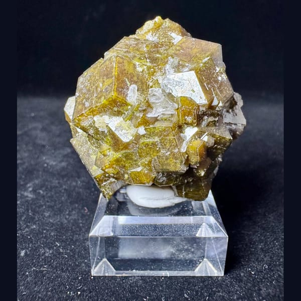 Golden-Brown Garnet Cluster Inner Mongolia 4.5 cm — detail view