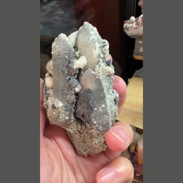 Quartz Crystal Cluster Inner Mongolia 8.0 cm — complete view