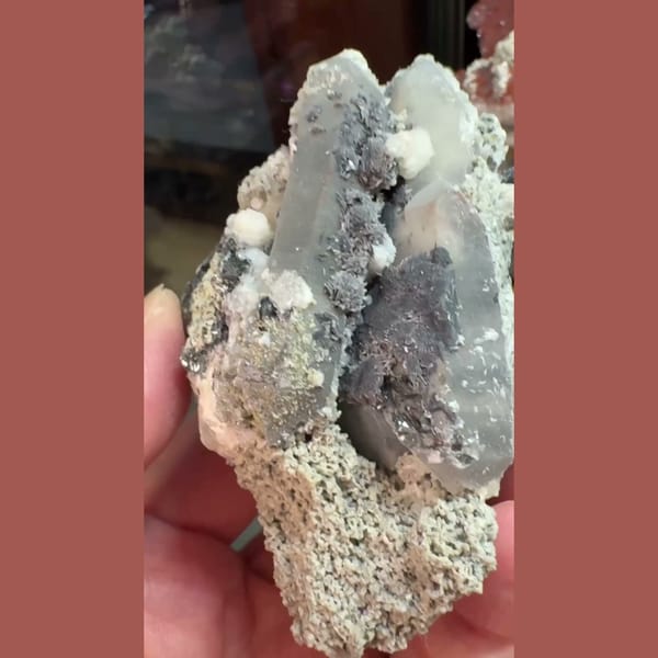 Quartz Crystal Cluster Inner Mongolia 8.0 cm — alternate view