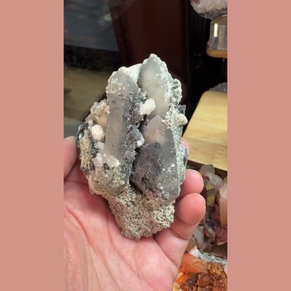 Quartz Crystal Cluster Inner Mongolia 8.0 cm — alternate view