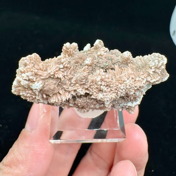 Pink Quartz Cluster Inner Mongolia 4.5 cm — alternate view