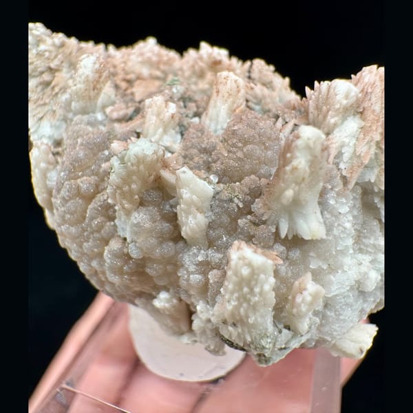 Pink Quartz Cluster Inner Mongolia 4.5 cm — detail view