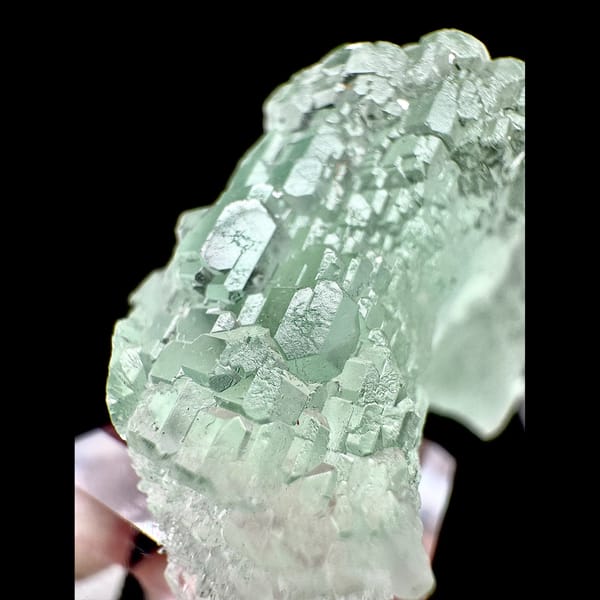 Stepped Green Fluorite 6.0 cm — detail view