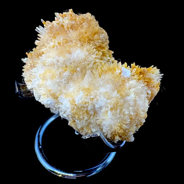 Lustrous Yellow Creedite Cluster 7.0 cm — alternate view