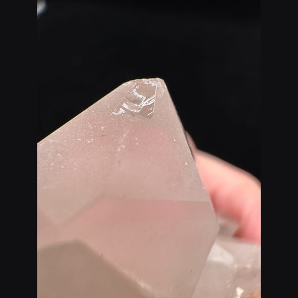 Peach Quartz Cluster Madagascar 8.0 cm — alternate view