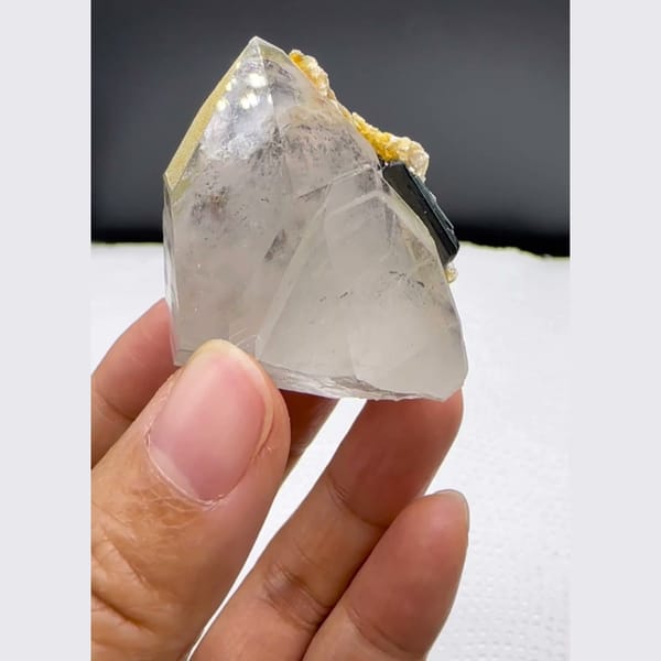 Phantom Quartz with Wolframite Yaogangxian 4.6 cm — alternate view